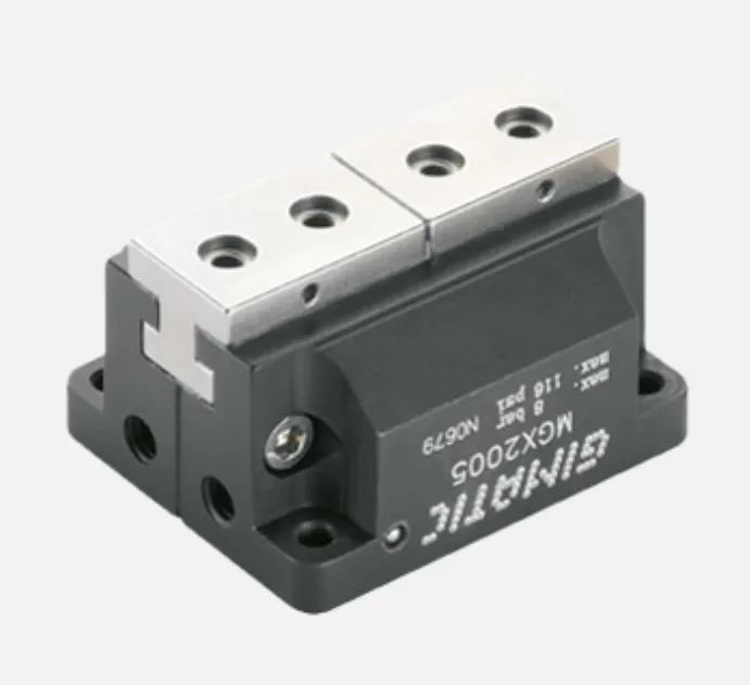 Kẹp khí nén song song 2 chấu tự định tâm Gimatic dòng MGX - MGX